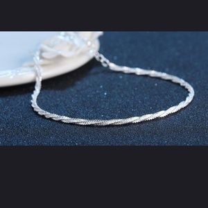 NWO tags Sterling Silver Ankle Bracelets